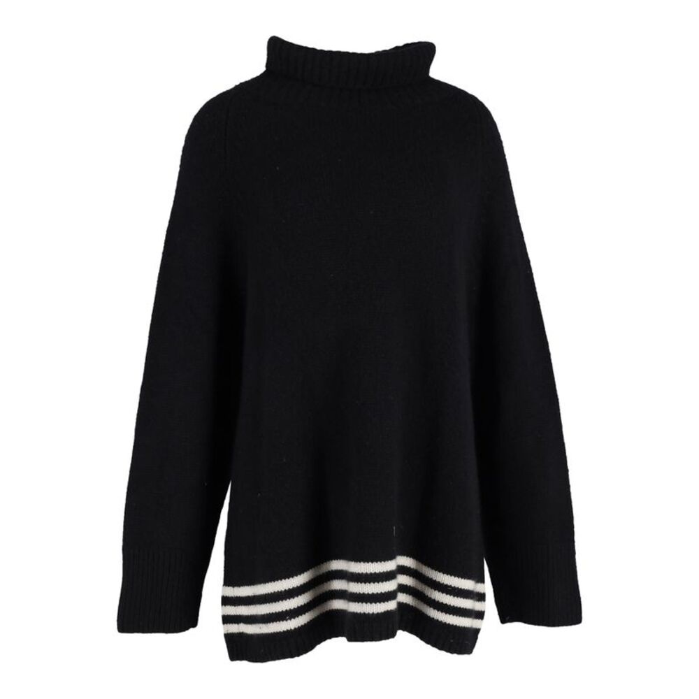 Khaite Turtleneck Sweater in Black Wool
